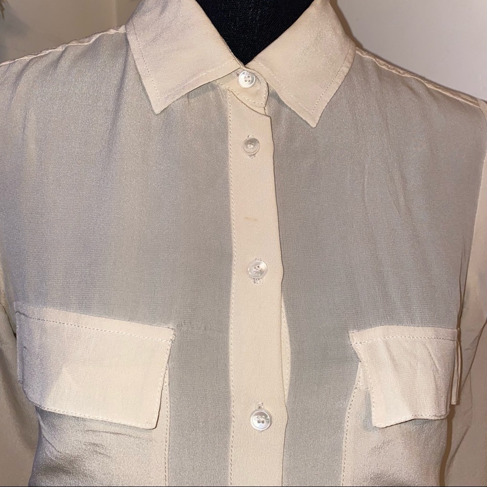 100% Silk Button Down - image 2